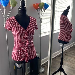 Striped Banana Republic Blouse
